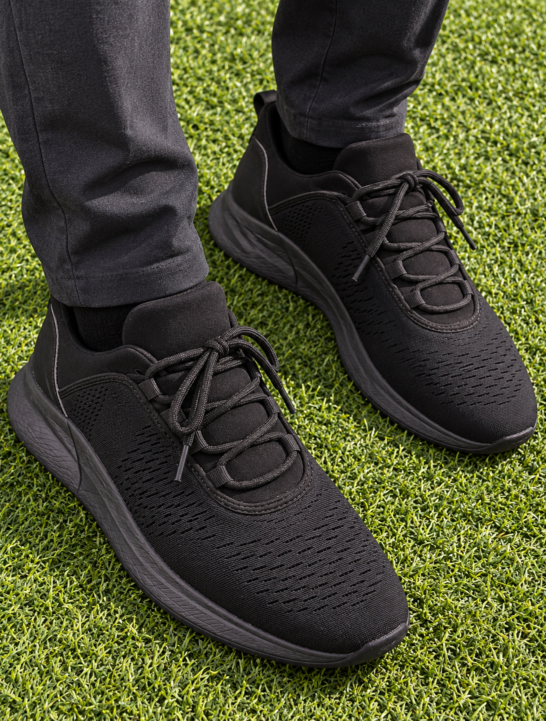 01 Athletic Knit Sneakers